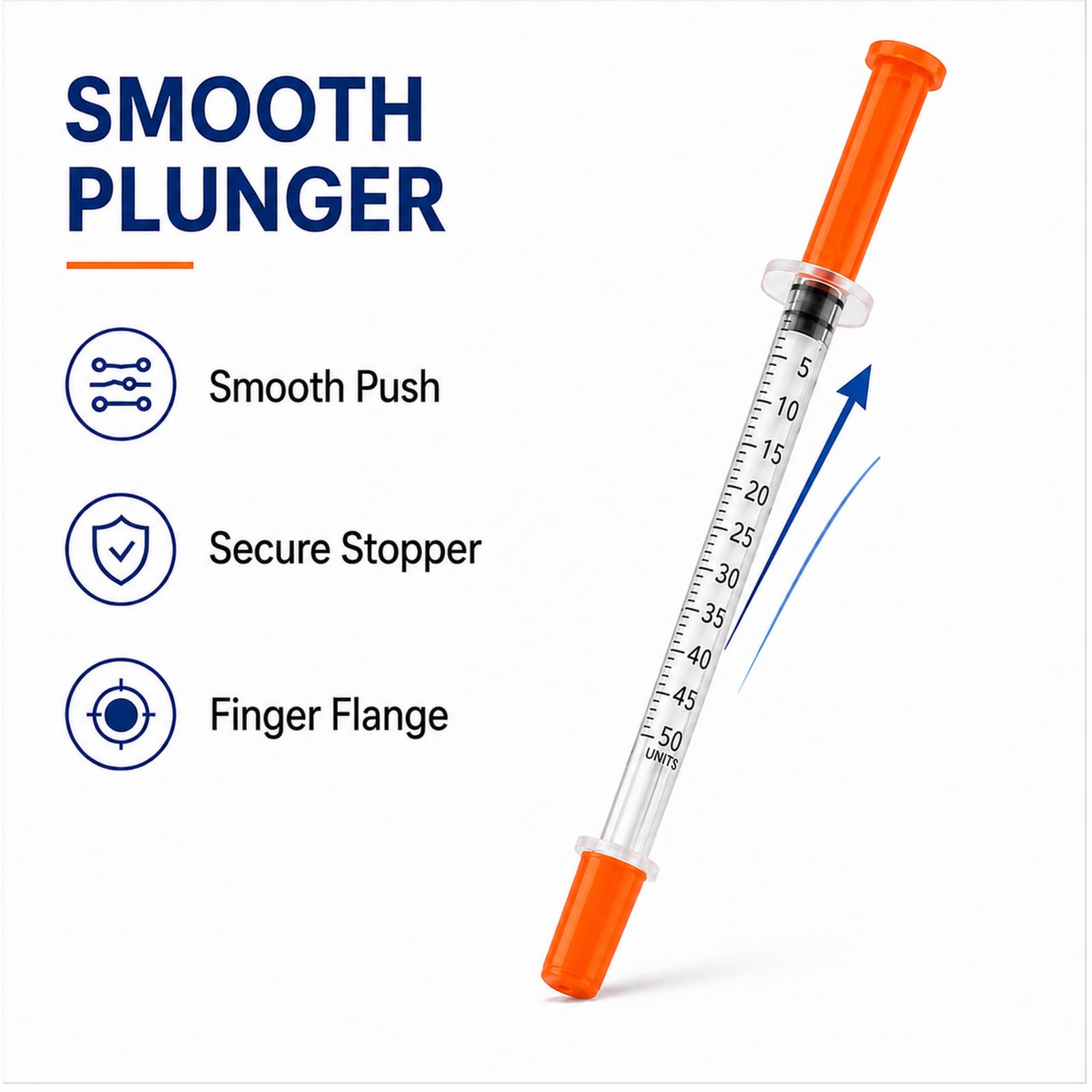 0.5 ml/cc Syringes, 31g 5/16 .5cc syringe with needle, 100 Count — Amazon image 4