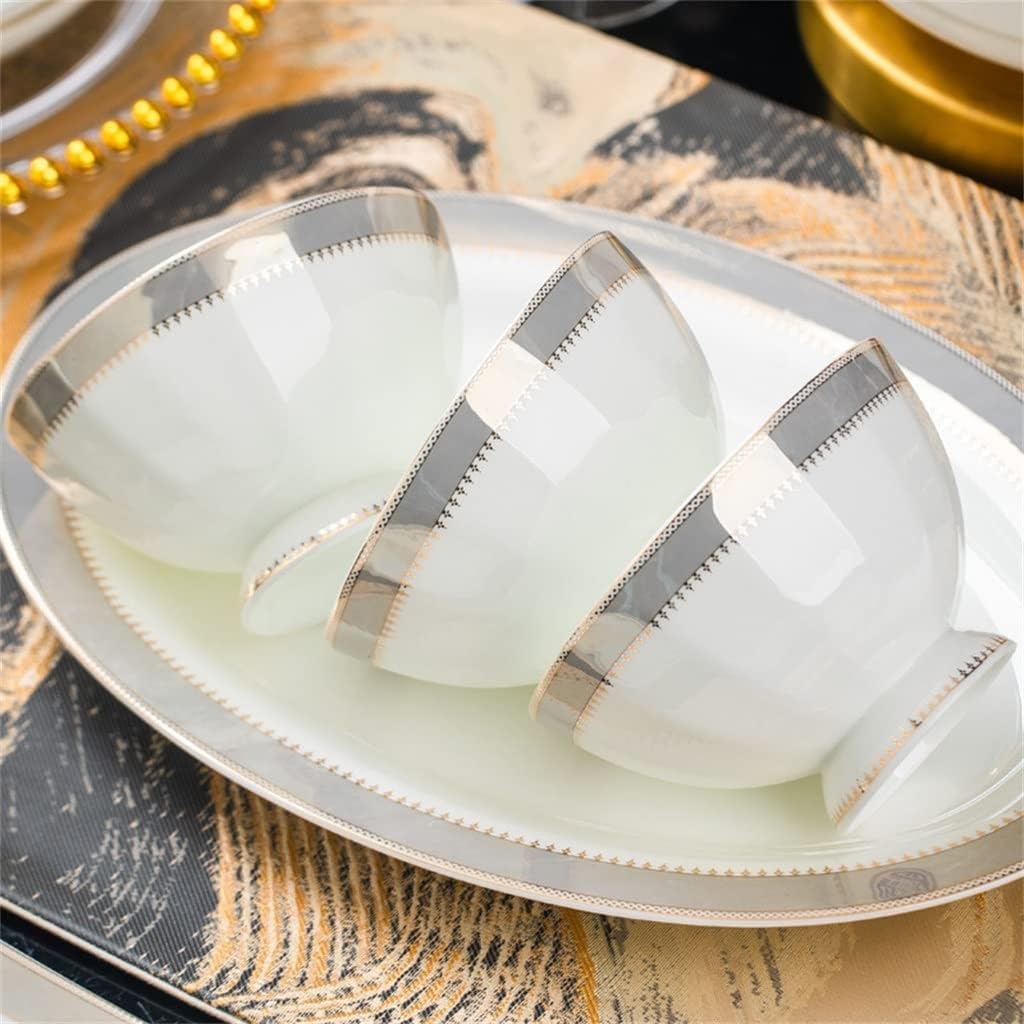H3TF5J Zestaw zastawy stołowej, 60 sztuk porcelanowych zastawy stołowej, miski i talerzy sushi, ręcznie robione wytrzymałe zastawa stołowa, zastawa stołowa do restauracji domowych