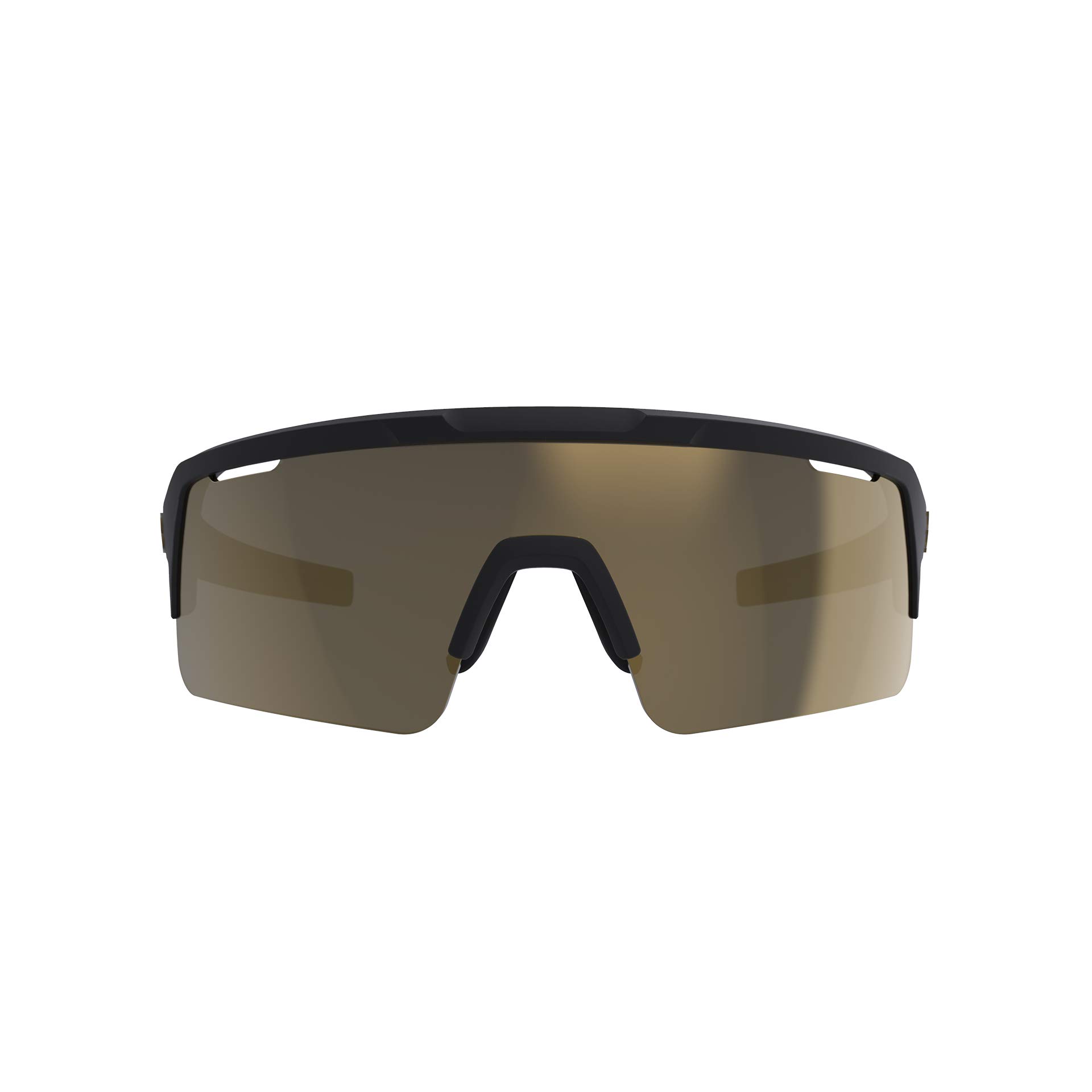 BBB Fuse Bsg-65 Lunettes de vélo de sport modernes - Grand verre Grilamid - VTT - Gravier - Pour homme et femme - Noir mat - BSG-65 Mixte