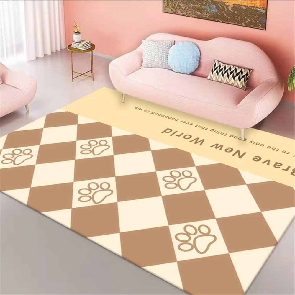 Tapis étude multidimensionnelle au design moderne et épuré
