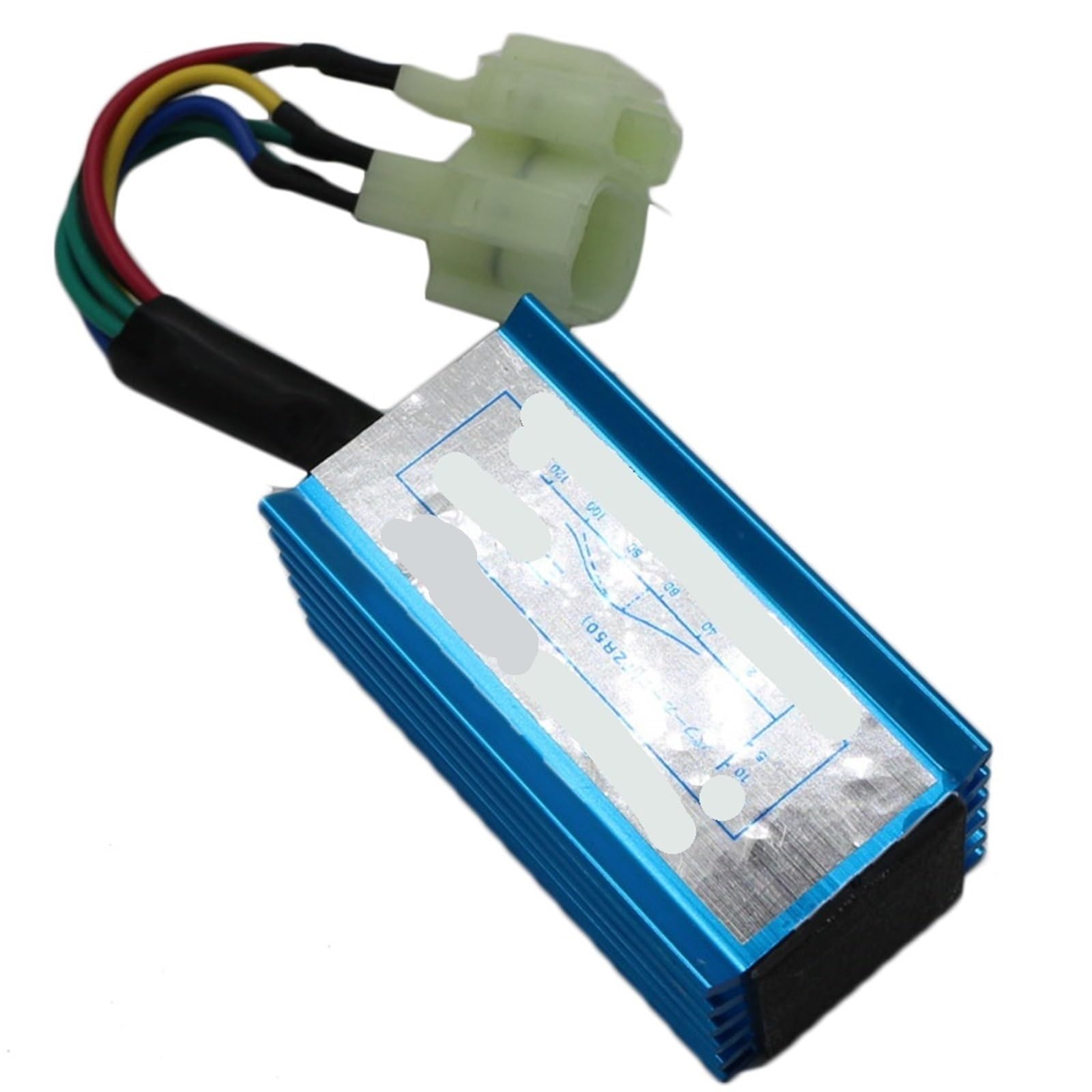 Caja CDI para motocicleta Puntos de conversión pour motocicleta GY6125 para encendido CA carcasa pequeña CDI cabeza redonda