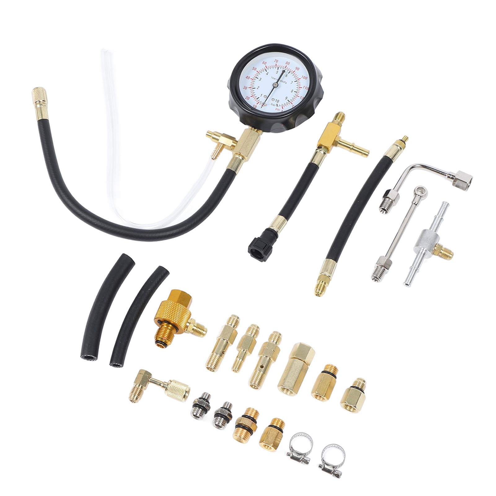 New Car 0-140 Psi Fuel Injection Pump Injector Tester Test Pressure Gauge Us - New For Sale In - Foto 9