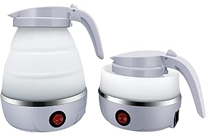 Portable Travel Foldable Electric Kettle Collapsible Water Boiler For Coffee Tea Fast...