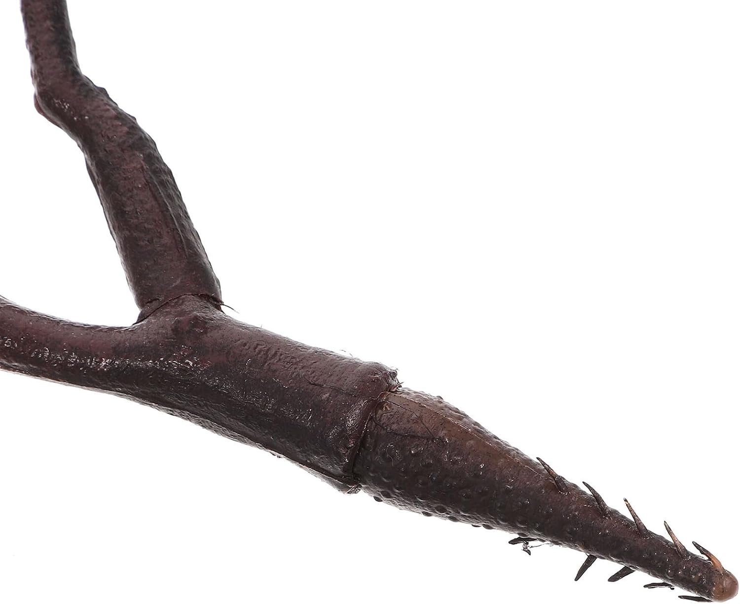 OSALADI Artificial Dried Antler Branches 2pcs Deep Brown Faux Tree Stems DIY Halloween Decorative Fake Branch Accessories for Vase Floral Arrangement Home Décor