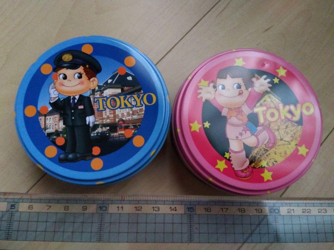 Amazon.co.jp: 不二家 ペコちゃん ポコちゃん 東京限定 お菓子缶