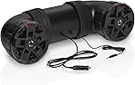 BOSS Audio Systems ATV6.5B ATV UTV Weatherproof Sound System - 6.5 Inch Speakers, 1.5 Inch Tweeters, Built-in Amplifier, Bluetooth, Easy Installation for 12V Vehicles