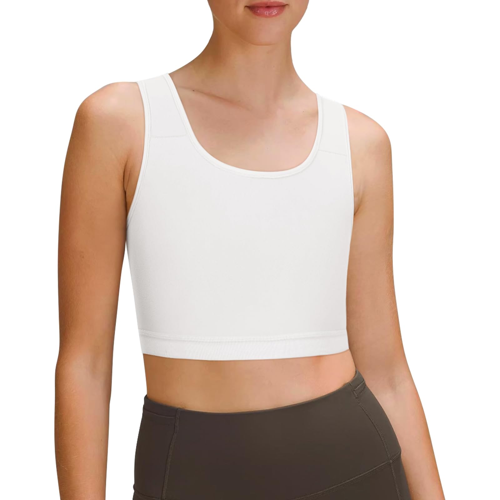Transgender Chest Binder FTM Binder Trans półpiersiowy biustonosz kompresyjny tank top