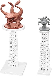 DND Flying Miniatures Combat Riser (Set of 2) Acrylic Laser Cut Flight Stand Terrain from 0 to 9999 ft Perfect for Dungeon...