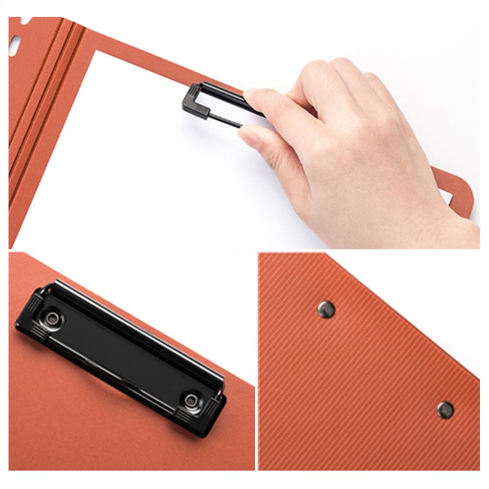 Portapapeles con clip, mecanismo de sujeción de alambre, 20 unidades, soporte para placas para artículos de papelería, carpetas de bolsillo, carpetas de oficina, color negro