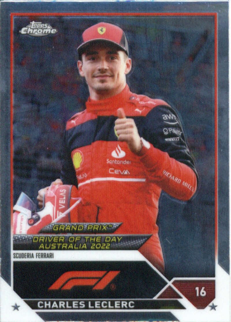 Amazon.com: 2023 Topps Chrome Formula 1#168 Charles Leclerc Racing