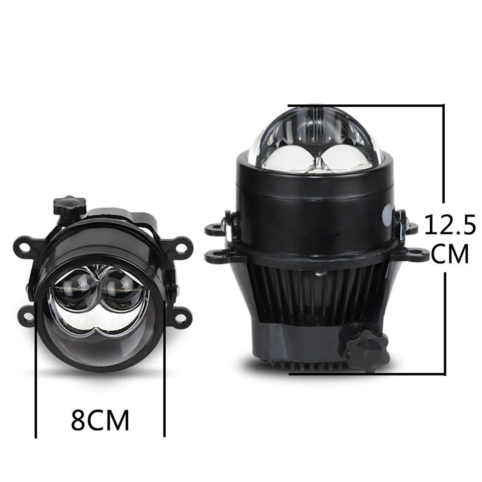 Luz Antiniebla Parachoques Delantero Luces Antiniebla Bi-led 3 Pulgadas Coche H1 Hb3 H8 9005 Lente Proyector LED Automática Lámpara Bi H11 Bombilla Faro