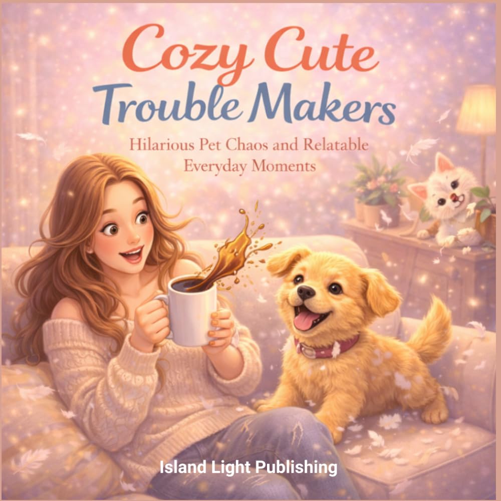 Cozy Cute Trouble Makers: Hilarious Pet Chaos and Relatable Everyday Moments for Relaxing Coloring Fun