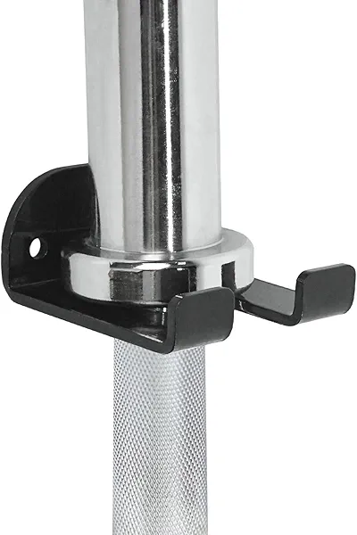 Luwint Barbell Holder Wall Mount, Vertical Olympic Single Bar Hanger Storage Rack