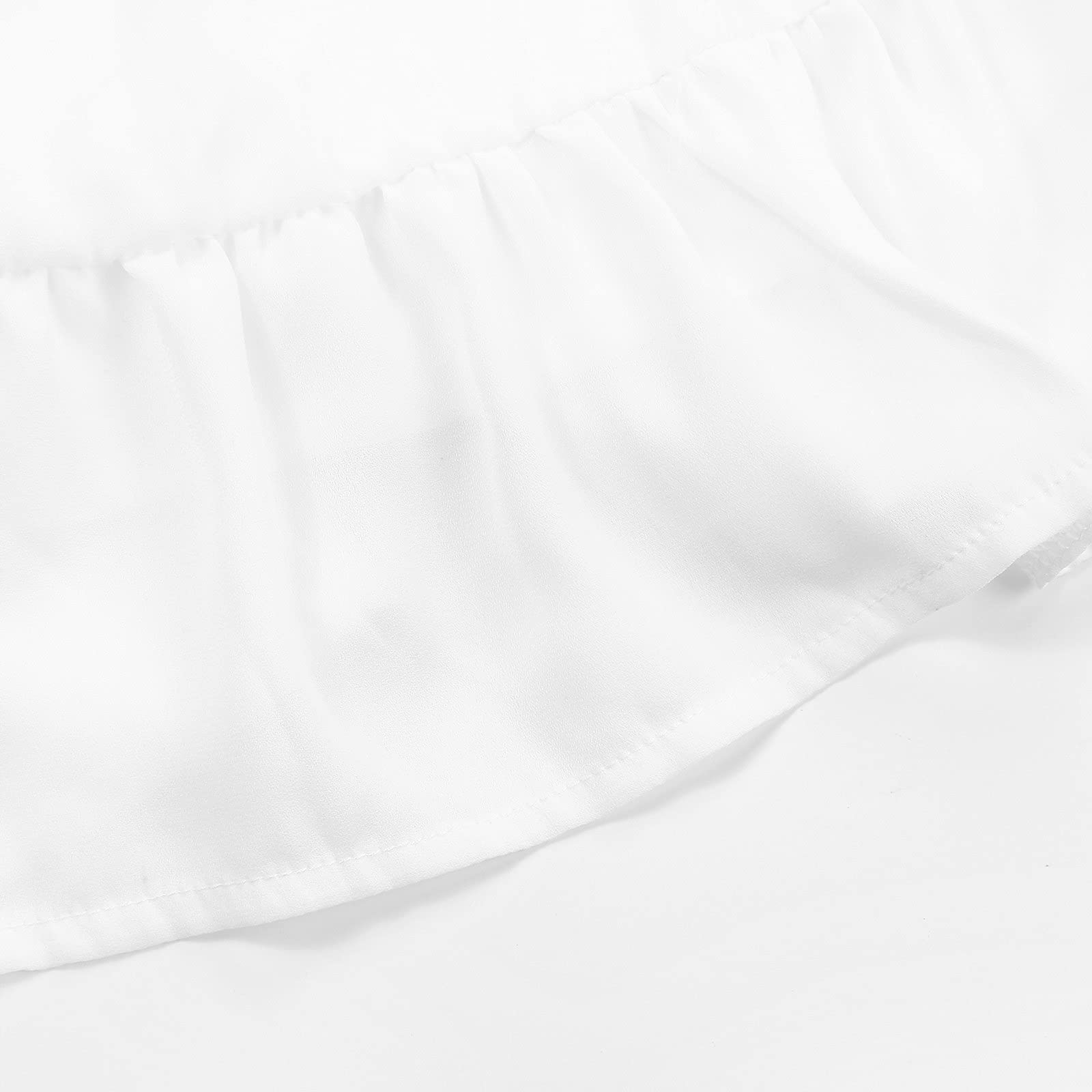 2026 Femme Chiffon carré Coupe Dos fête élégante Longue Jupe Volants Plage