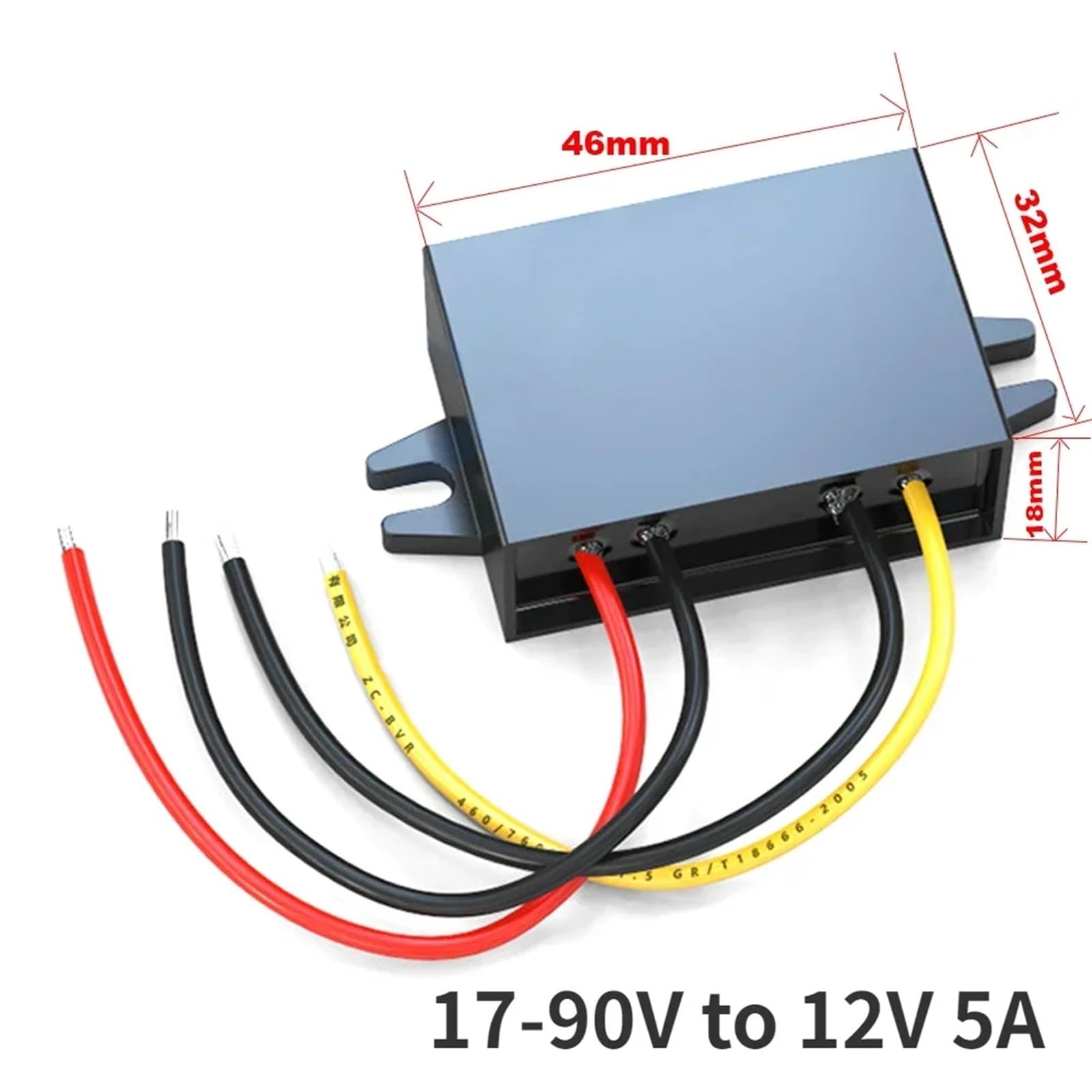 Riduttore convertitore DC DC 20-90v 24v 36v 48v 60v 72v a 12v Step Down 1A-5A 12v Regolatore di tensione for dispositivo for auto da golf cart