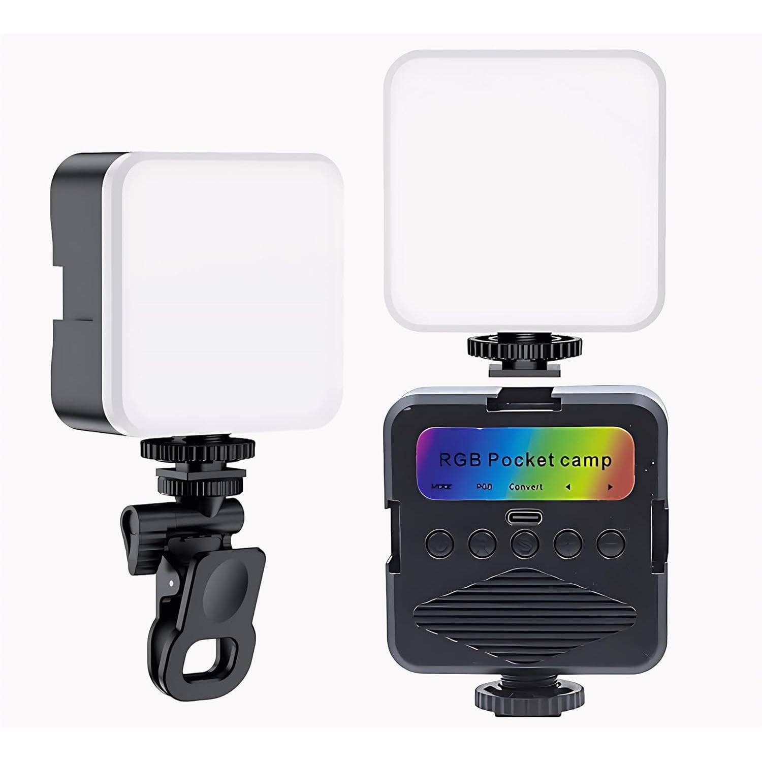 Portable RGB LED Video Light Rechargeable Camera Light with Adjustable Brightness & 40+ Color Effects for Photography, Video Recording, YouTube, TikTok, Makeup & Content Creation-image-32