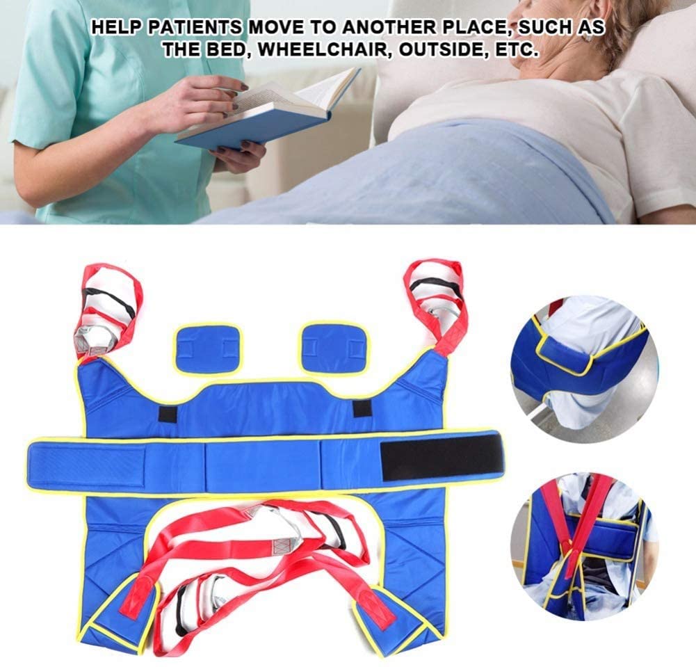 Grúa De Paciente - Arnés Elevación Paciente Cuerpo Completo - Eslinga De Elevación con para Paciente Y Minusválido - para Posicionamiento Y Elevación De La Cama Enfermería