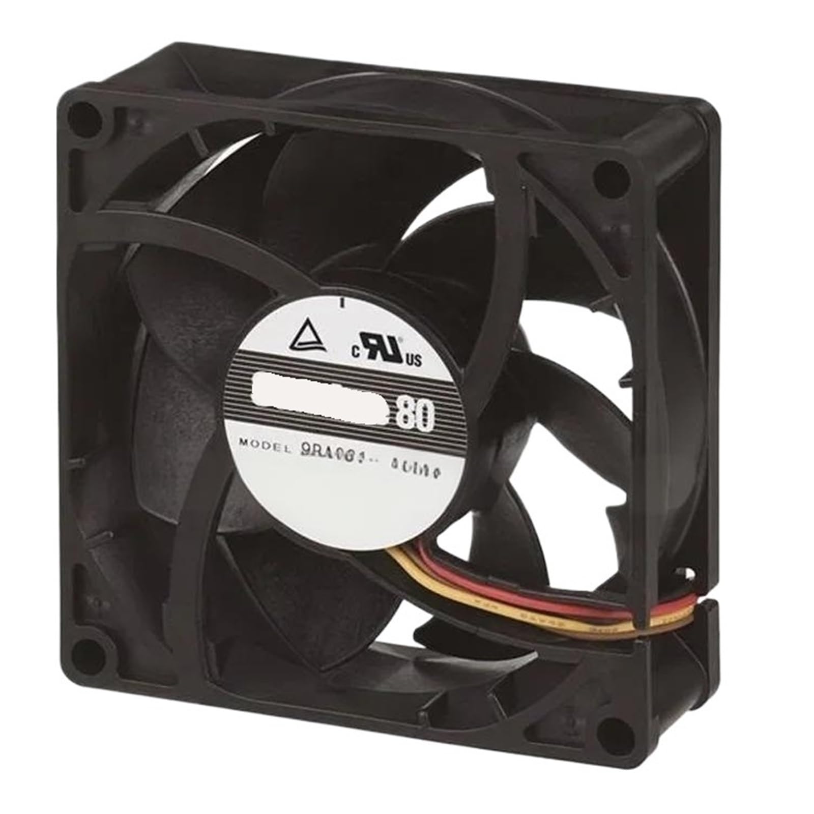 Ventilateur 24VDC 80X80X25mm 5000RPM 4 broches pour refroidissement boîtier
