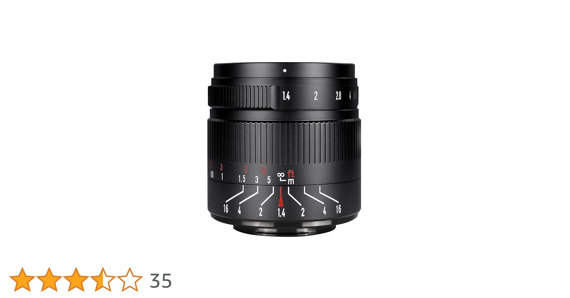 LEICA - ほぼ新品7Artisan 55mm f/1.4 Leica L Black#80 ほぼ新品7Artisan 55mm f/1.4 Leica L Black#80 七工匠