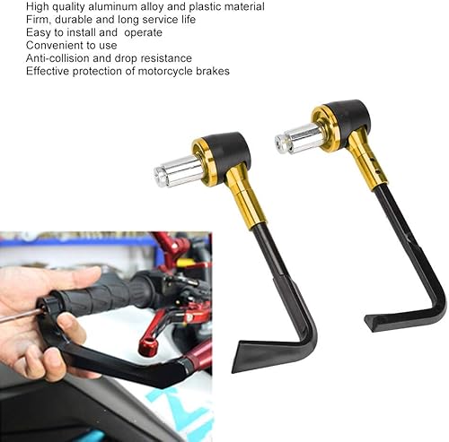 Miniatura 8 de EVGATSAUTO Protectores de palanca de motocicleta, protector de palanca de freno delantero CNC, empuñadura de motocicleta, protector de motocicleta