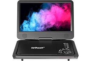 ieGeek Portable DVD Player with 10.5" HD Swivel Screen