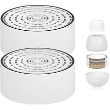 2 Pack Bath Filter Cartridge Replacement | 10-Stage 5,000 Gallons Filtration | Universal Fit for Most Bath Filters | Removes Chlorine, Fluoride, Heavy Metals | Durable & Skin-Safe, BPA Free