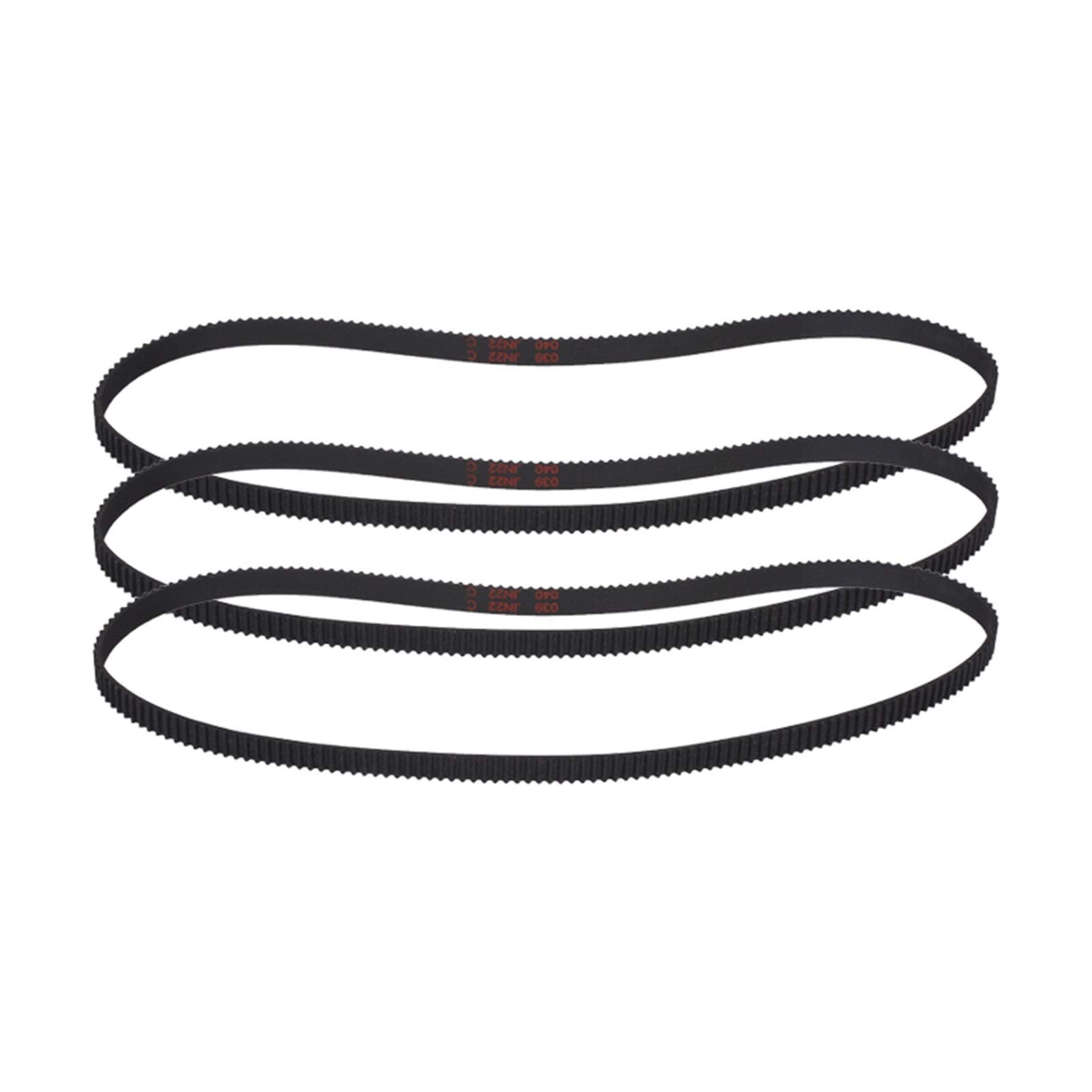 Pnloog Pjinloog-Timing Belt 1Pcs Gt2 Closed Loop Timing Belt Rubber 110/122/158/200/400/610/1220Mm, 2Gt Belt Width 6Mm Suitably Gt2 Pulley For 3D Printer Parts Precise Size (Size : 320Mm)