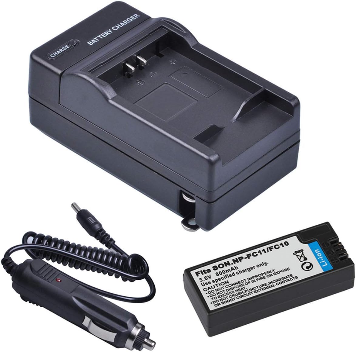 Battery and Charger for Sony NPFC10, NPFC11 and Sony