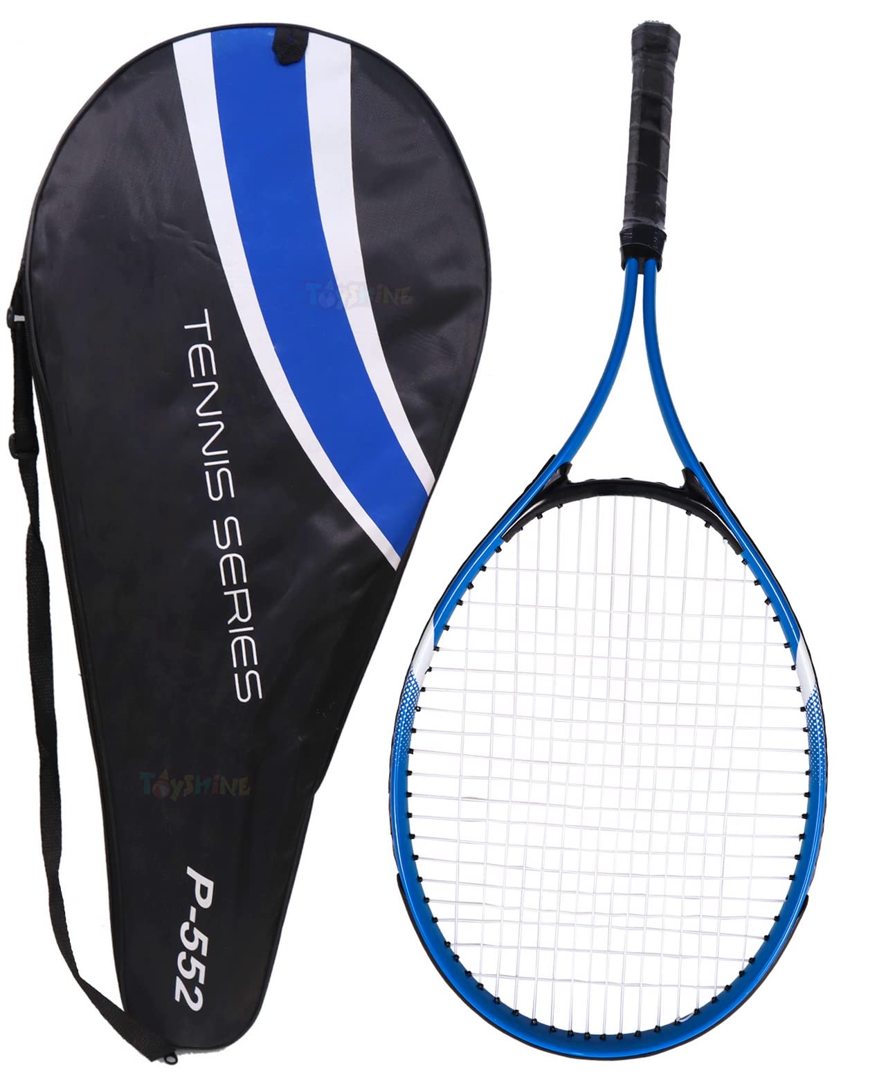 Toyshine 69 Cms Professional Lightweight Aluminum Tennis Racket with Cover, SSTP - Blue (B09PF6DGHF) Amazon Price History, Amazon Price Tracker