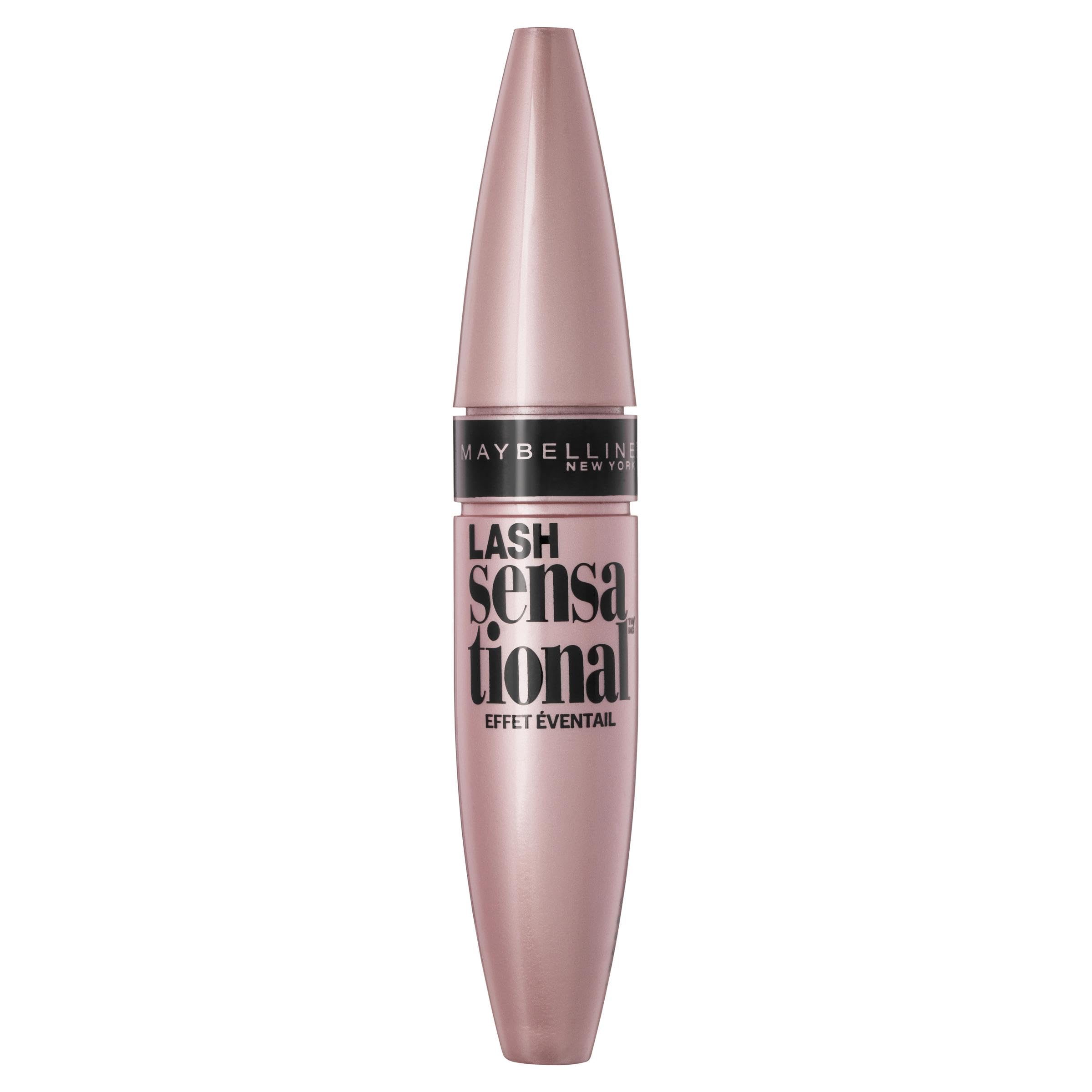 Maybelline New York Volume Mascara, Full Fan Effect, Lash Sensational, Blackest Black, 9ml