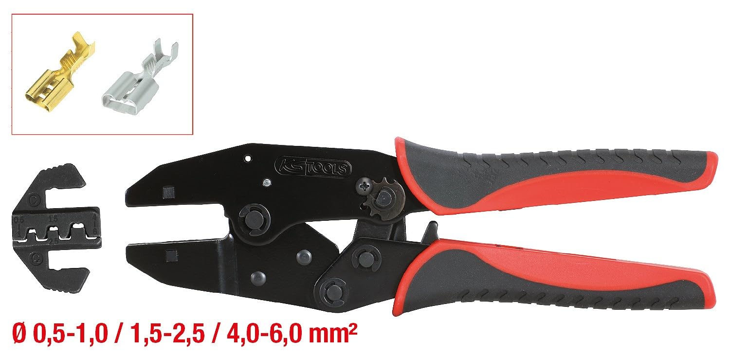 KS Tools 115.1435 Szczypce zacisk. dla koncówek wtykowych, Ø0.5-6mm²