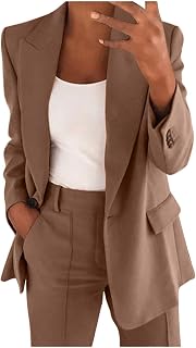 Pant Suits for Women Dressy Business Casual Outfits Blazer and Pants Set Women 2 Piece Sets Work Office Fashion Suit