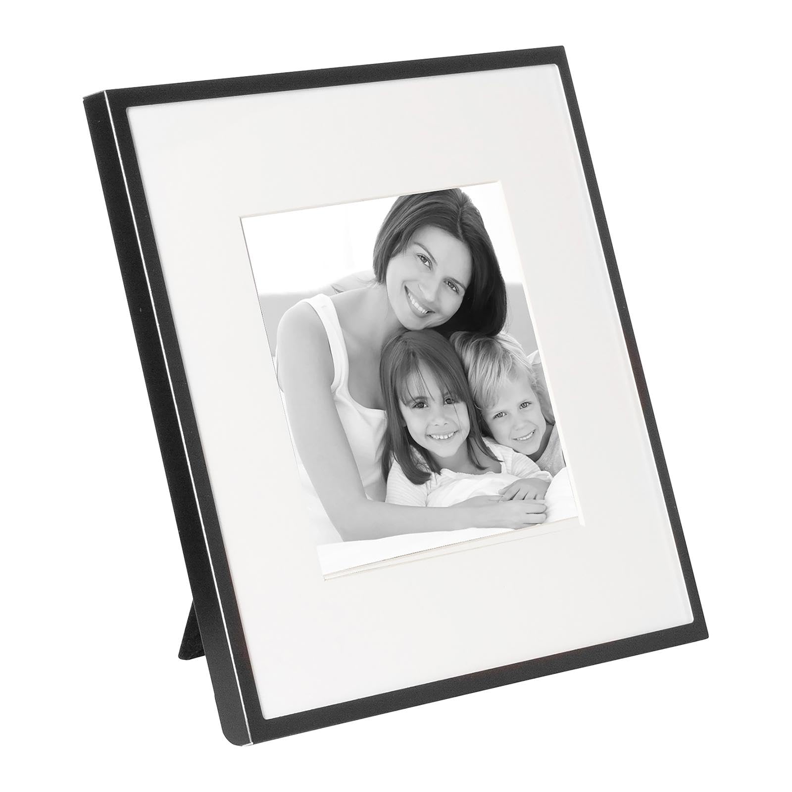 Fink NIGRA Bilderrahmen Schwarz – Aluminium und Glas, 10x10 cm Einsatz