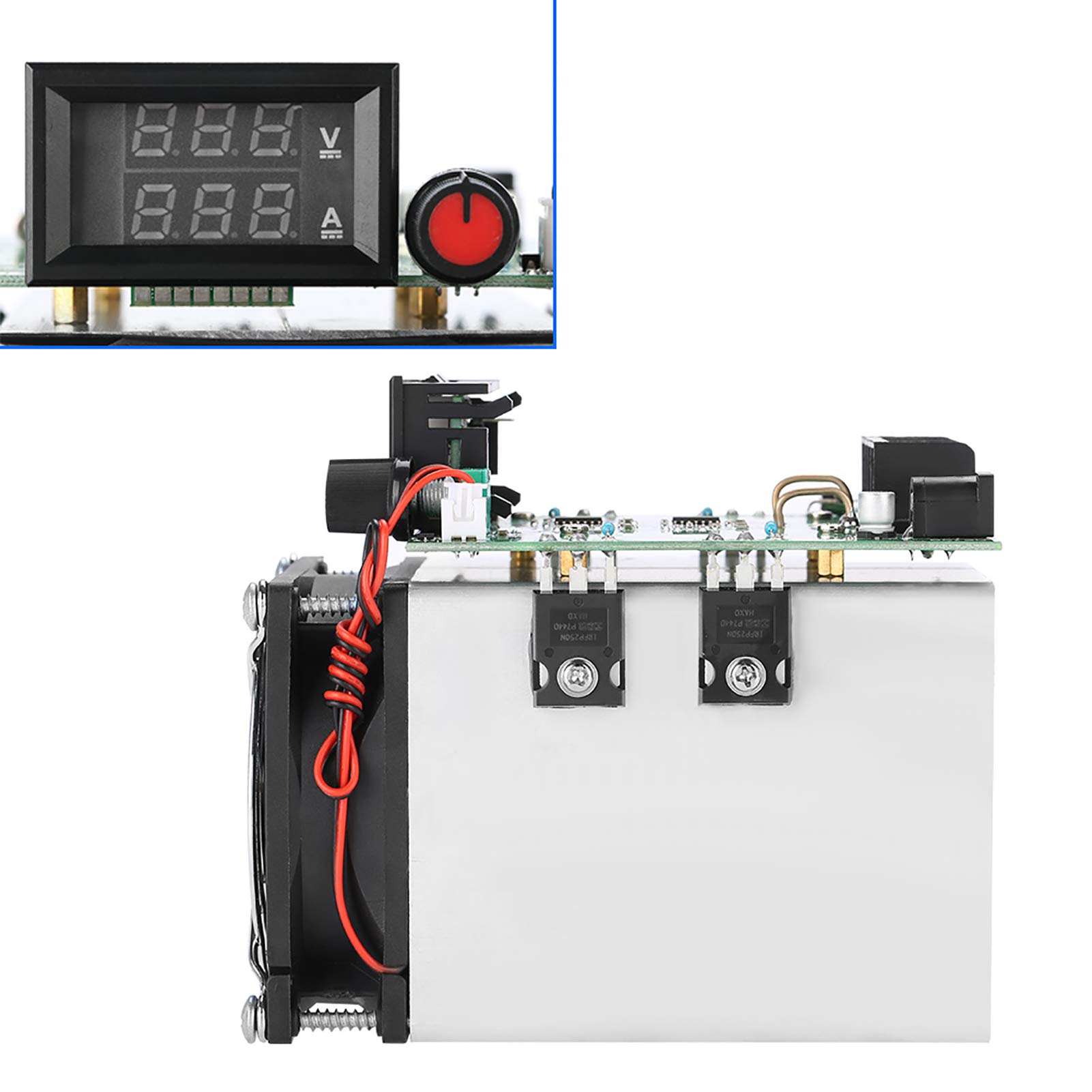 Modulo di Carico Elettronico DC 12V 0-20A 250W - Tester Capacità Batteria con Monitor di Scarica a Corrente Costante per Test e Burn-in Schede