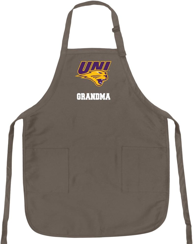 Broad Bay University of Northern Iowa Grandma Apron BEST UNI Grandma Logo Gift for or Woman Her