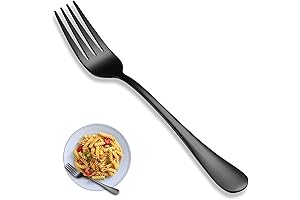 12 Piece Premium Black Dinner Forks: A Culinary Symphony of Style and Durability