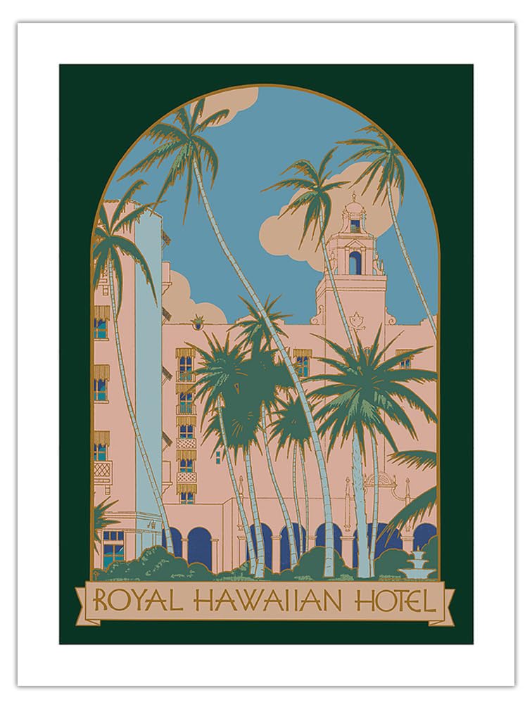 激レア ロイヤルハワイアンホテル レジンアート 原画 希少 1点物