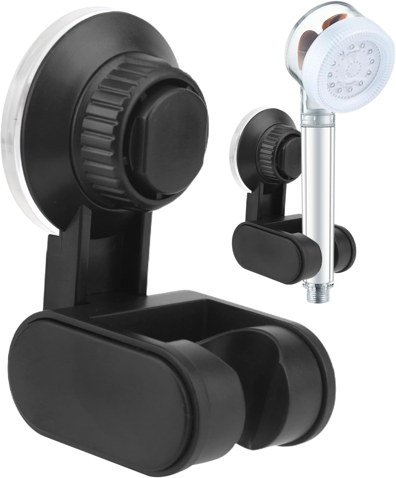 Shower Head Holder, Wall Mounted Shower Holder Suction Cup Adjustable