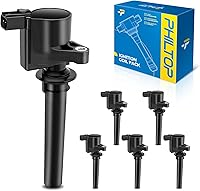Vista 42 de PHILTOP DG530 Paquete de Bobina de Encendido, Compatible con F150 1997-1999, Ranger 1989-2001, Crown Victoria 1992-1997, Town Car 1991-1997