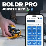 REEKON T1M Mesure de bande numérique Utilitaire 16ft (Français) – Outil de mesure intelligent Bluetooth, précision 1/32, sauvegarde 1000+ Mesures, LCD Affichage, 150 Durée de vie de la batterie & Remboursé