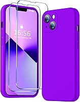 Vista 47 de BossKiss Funda compatible con iPhone 13, silicona de alta calidad mejorada [protección de cámara] [2 protectores de pantalla]