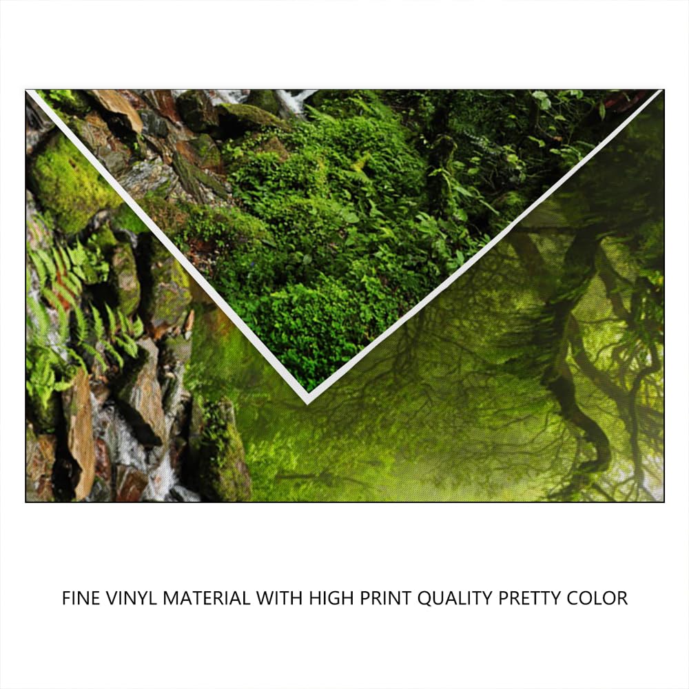 YongFoto Vinyl Photo Background Tropical Jungle Forest River Crystal