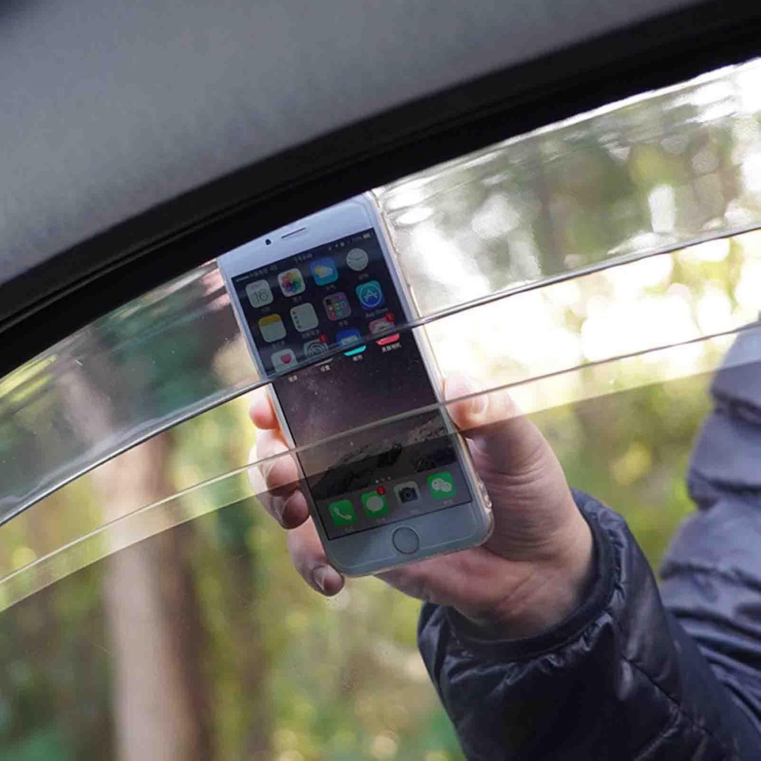 Car Side Window Visors for Nissan Serena C26 C27 C28 - Wind Deflectors for Better Airflow and Reduced Glare - Sleek Design, Easy Installation, and Enhanced Driving Comfort(Size:MK5-C27 2017-2021)