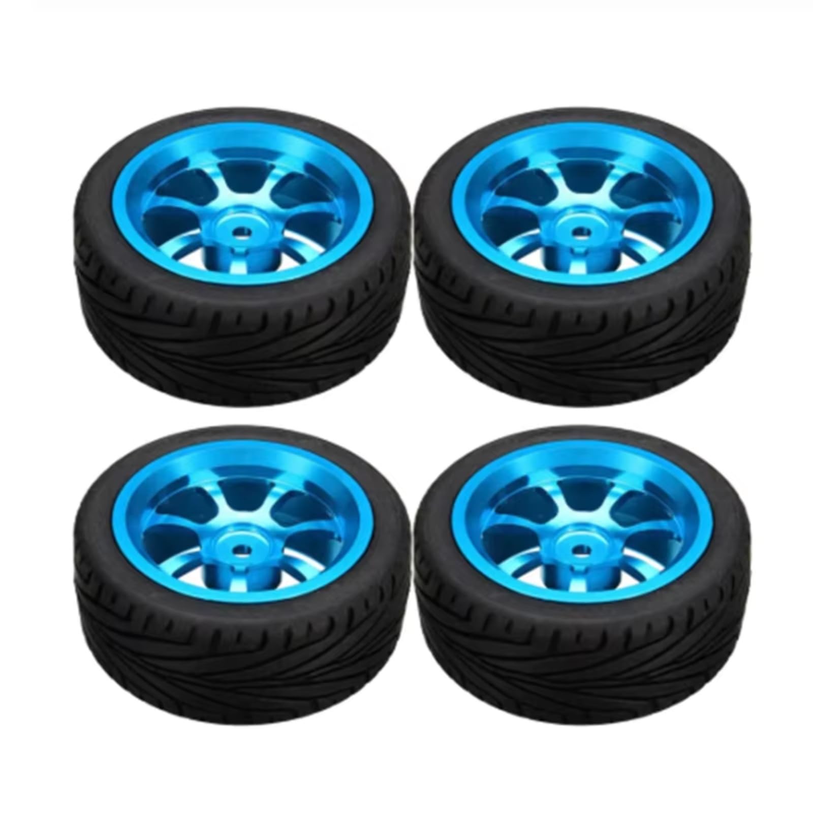 Compatible con WLtoys A949 A959 A969 A979 K929 144010 144001 144002 124016 RC Piezas De Actualización Coche Accesorios Ruedas Metal 65mm Neumáticos Coche RC