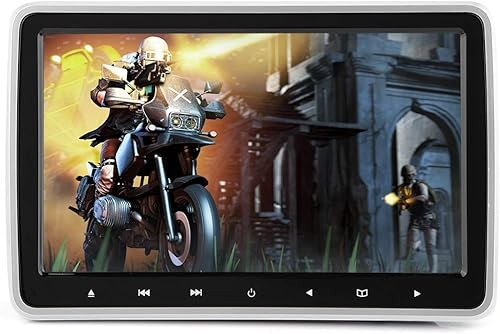 Reproductor de DVD de coche Reposacabezas de coche portátil Reproductores de video 10.1 pulgadas TFT HD Reposacabezas de coche Reproductor de DVD