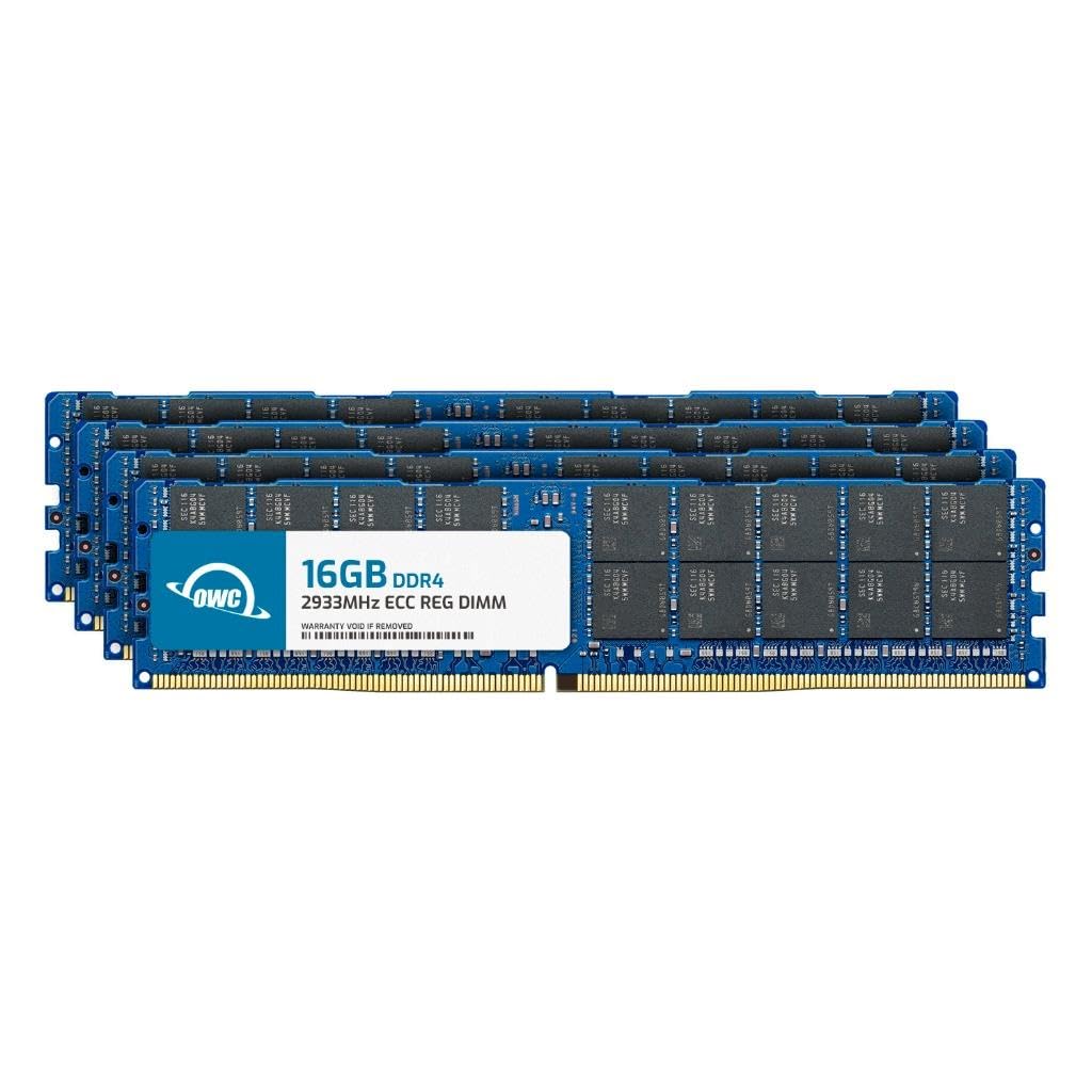 OWC 64GB (4x16GB) DDR4 2933 PC4-23400 CL21 2Rx4 288-pin 1.2V ECC Registered DIMM Memory RAM Module Upgrade Kit Compatible with PowerEdge C4140 (CascadeLake CPU)-image-35