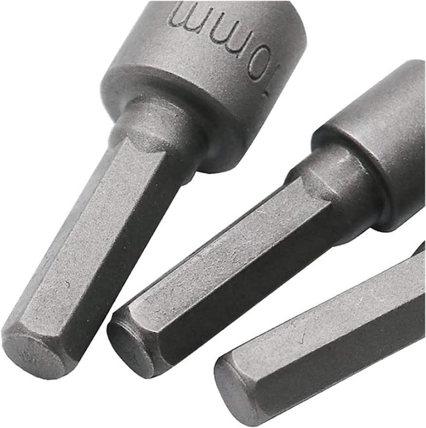 9-Piece Power Nut Driver Drill Bit Set, 5-13mm Metric Socket, 1/4" Hex Shank, Multifunctional Sleeve for High Torque, Impact Driver Adapter