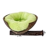 Bird Nest - 18.5x14x7.5cm Warm Anti-Pecking Parakeet Breeding House | Bird Nest For Cage | Hanging Birdhouse Toy For Sleeping Habitat Winter Cockatiel Conure Lovebird Nesting, Sleeping Habitat Nesting