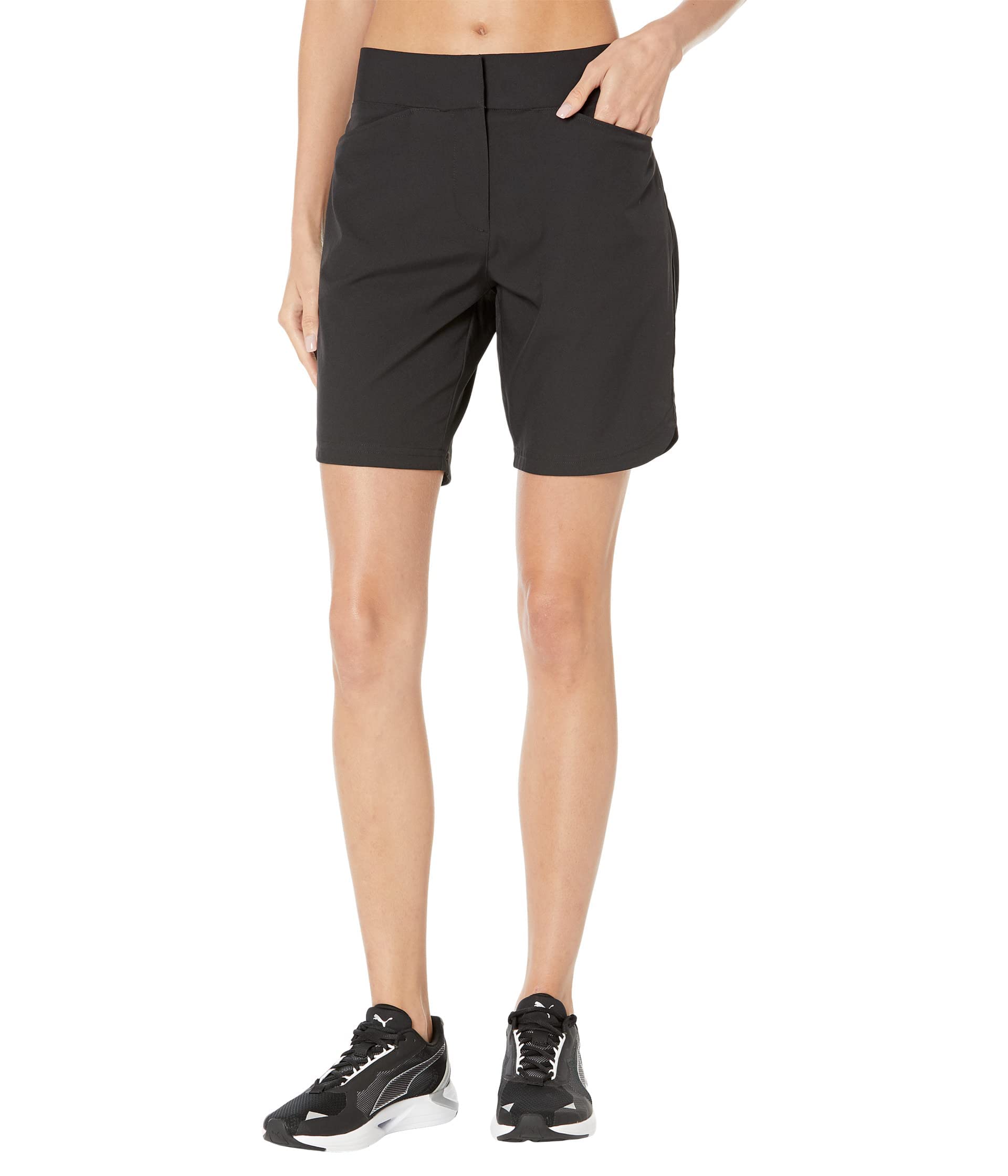 PUMA Golf Women's Bermuda Short Golf, Puma Black, XL