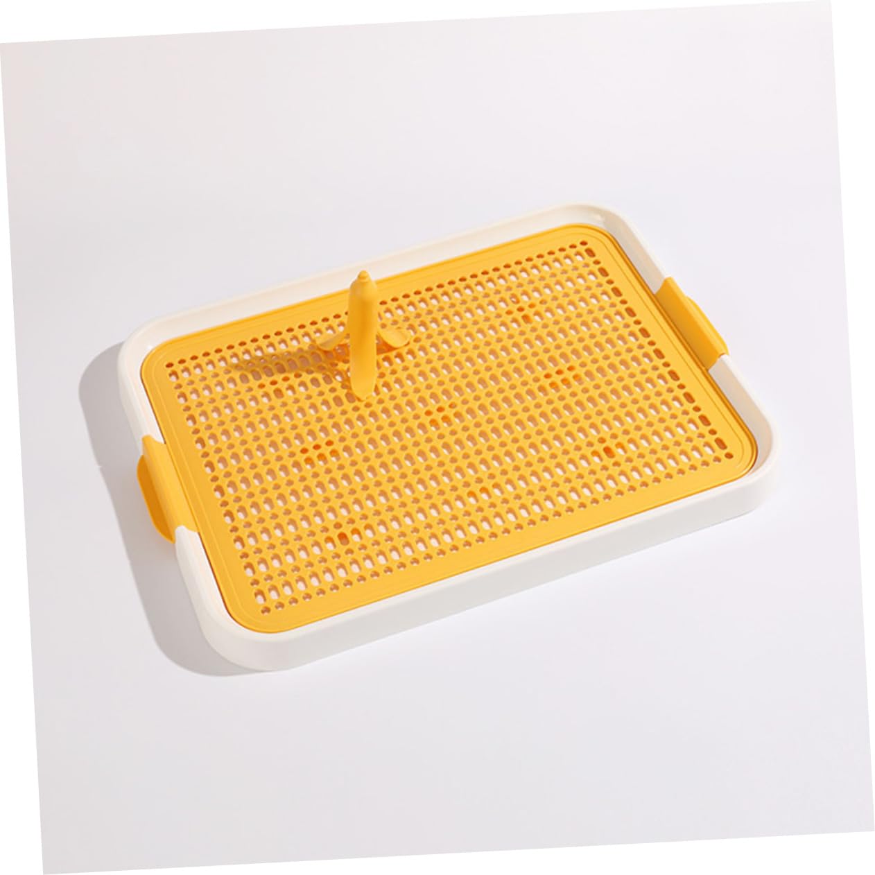 BESPORTBLE Portable Dog Toilet Pee Pad Holder for Indoor Potty Training Plastic Puppy Urine Tray for Household Pet Supply